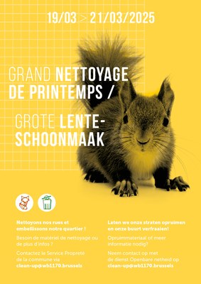 Nettoyage de Printemps du 19 au 21 mars