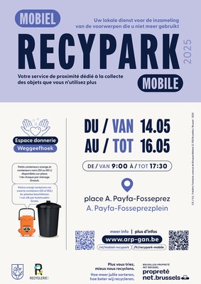 Recypark Mobile - mercredi 14 > vendredi 16 mai